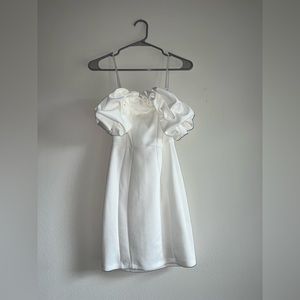 Windsor white graduation dress